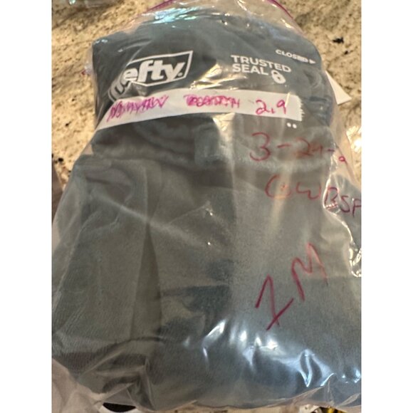 VTG Colours By Alexander Julian Green Cotton Bathrobe Unisex O/S  Lounge Wear - Picture 7 of 9